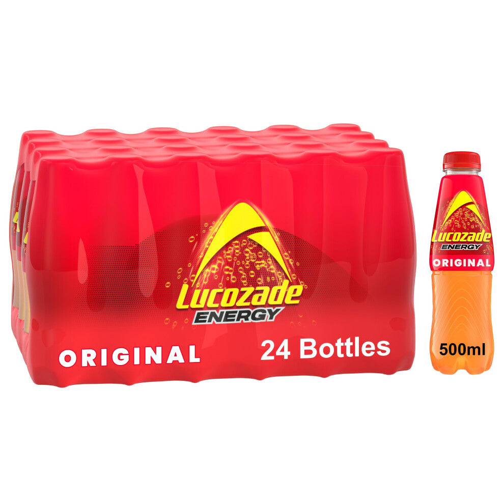 Lucozade Energy Drink Original 500ml 24 pack