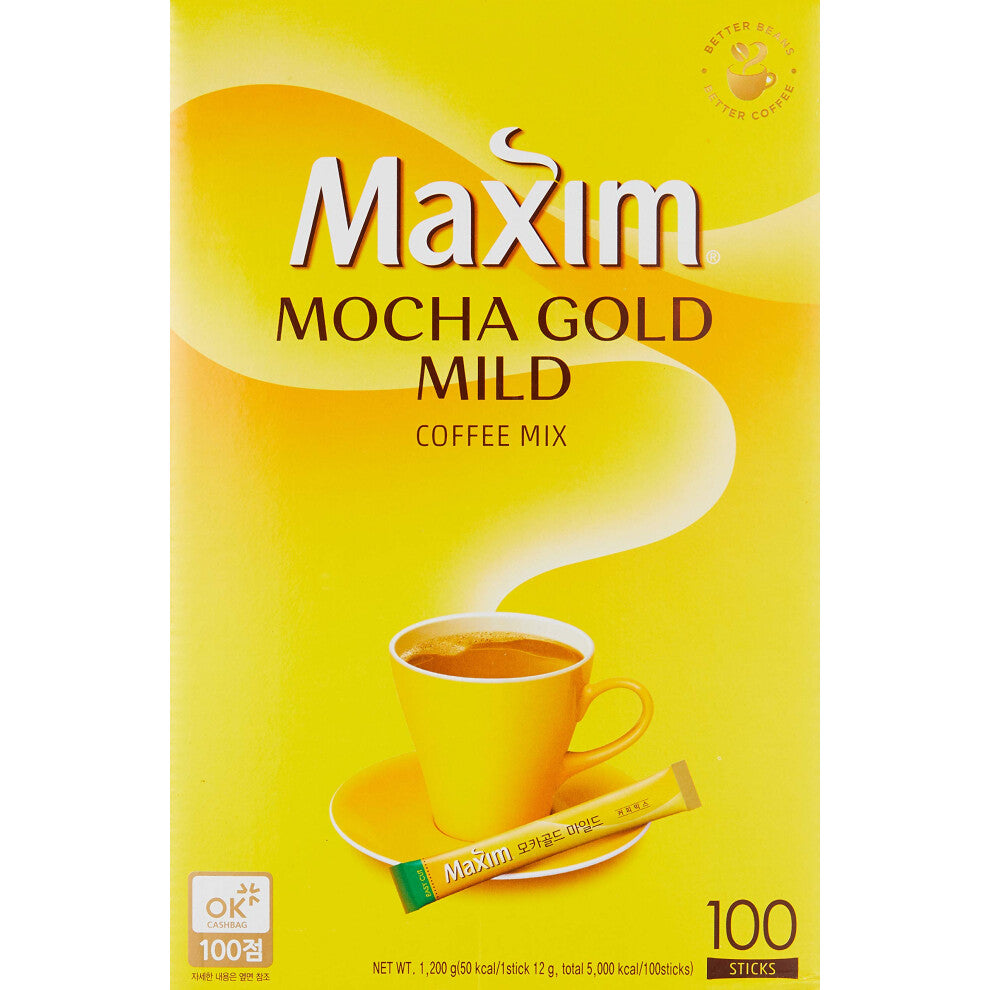 Maxim Coffee Mix - Mocha Gold Mild 100 Sachets 1.2kg