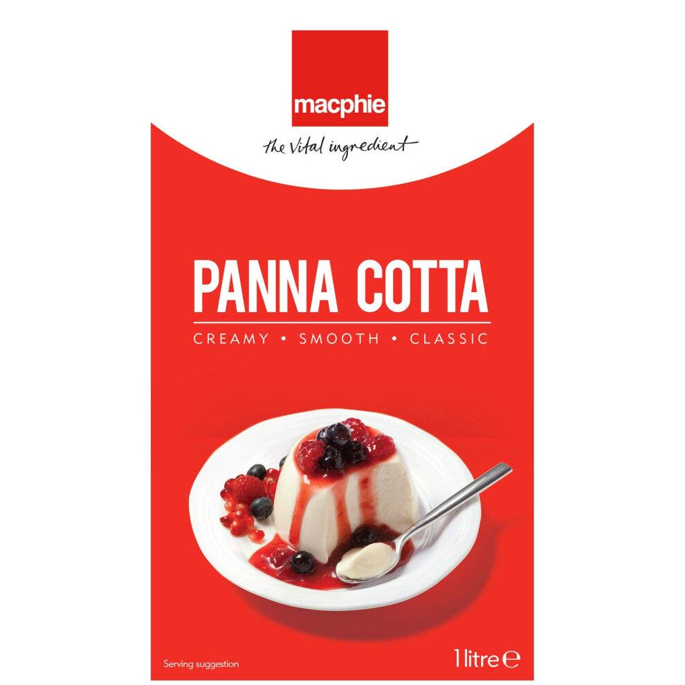 Macphie Panna Cotta UHT Dessert Sauce 1 Litre (Pack of 12)