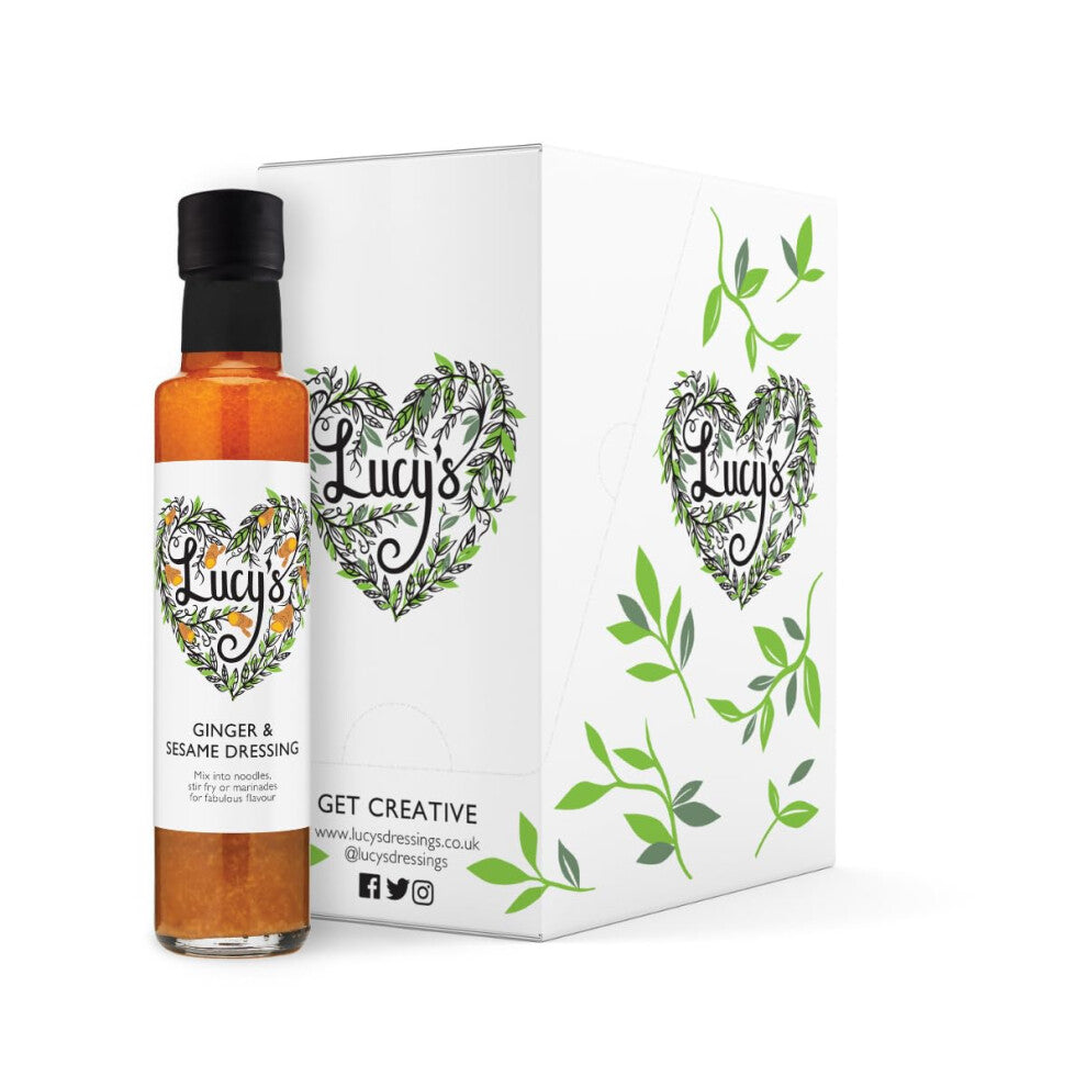 Lucy's Dressings|Lucy'sDressings ? Ginger & Sesame Dressing ? 6 x 250ml Bottles