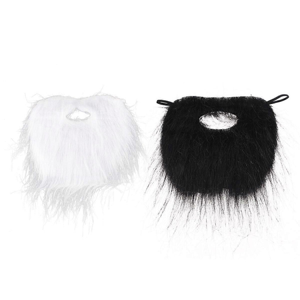 Morsom skjegg kostyme dekorasjon for festutstyr 2 stk realistiske værhår simulering for Halloween anledning