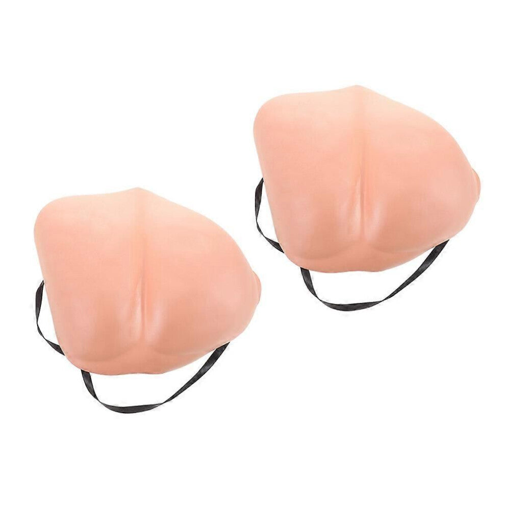 Morsomme kostyme-rekvisitter Realistisk design Fake Booty For Cosplay-arrangementer 11X11X3.1I rosa