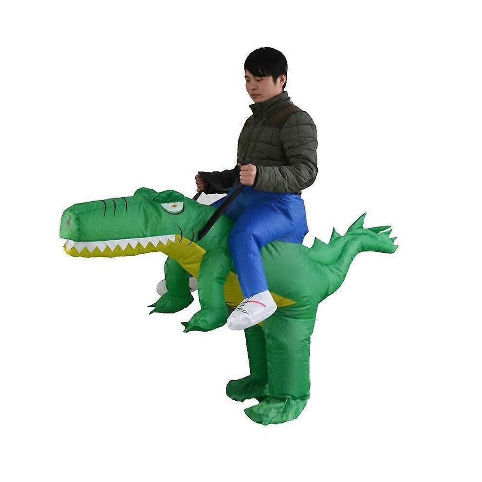 (Stil A) Morsom krokodille biter rumpa oppblåsbar kostymetur Blow Up Outfit Festival Party Anime Fancy
