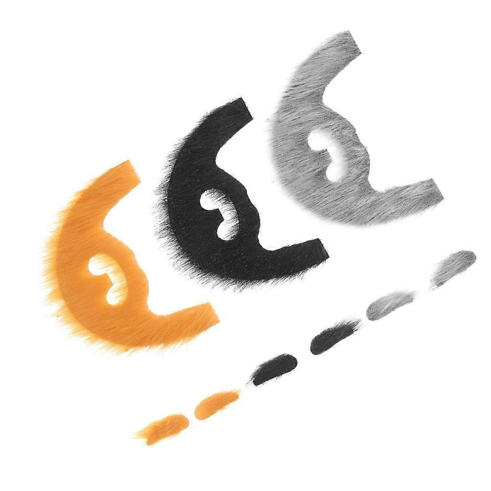 Morsomt kostyme Skjegg Fake skjegg Øyenbrynsett flat form Realistisk design Voksne barn Halloween Teater