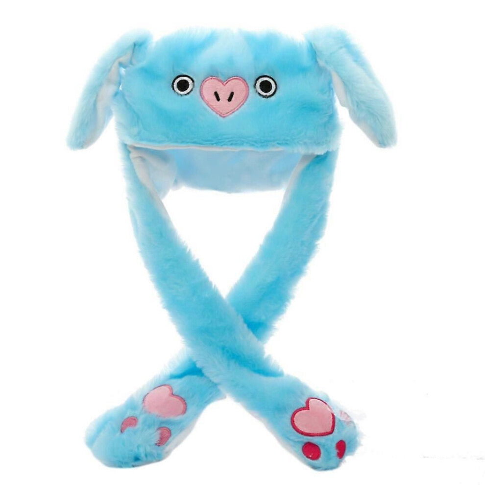 (5)Morsomme øreform i bevegelse Myke hatter Bunny Photoshoot Tool Nyhet Hodeplagg Kvinner Menn Fest