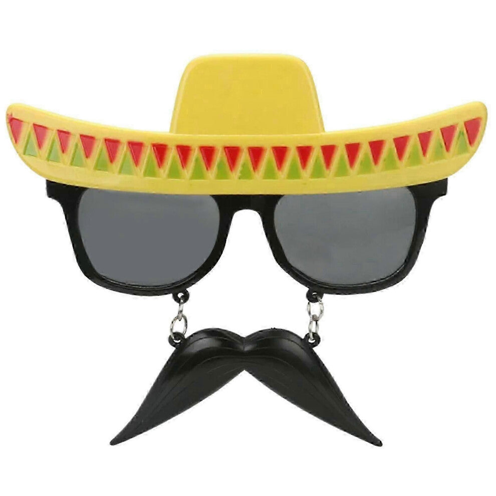 Morsomme bartbriller Nyhetsbriller for Halloween Cosplay-fester - menn og kvinner