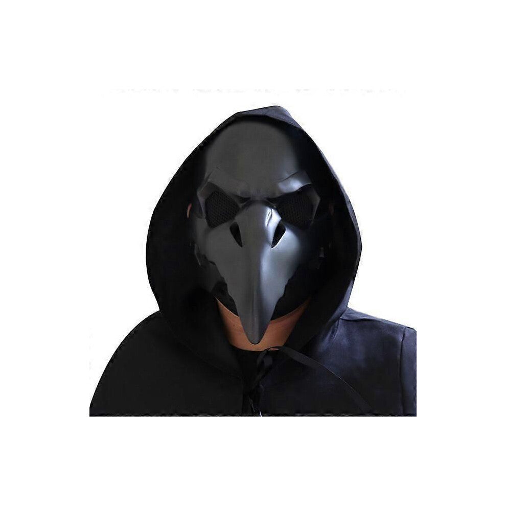 Morsom pest Doktor Pest Kråkenebbmaske Middelaldersteampunk fuglemaske lang nese retro cosplaymaske