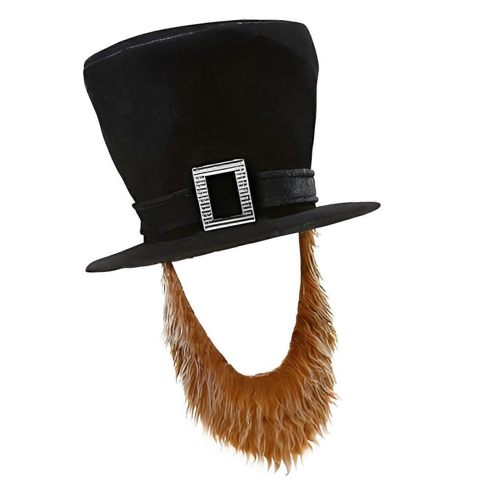 (brun)Morsom piratlue med bart Halloween kostyme rekvisitt til fest Rollespill Begivenhet Voksenstørrelse