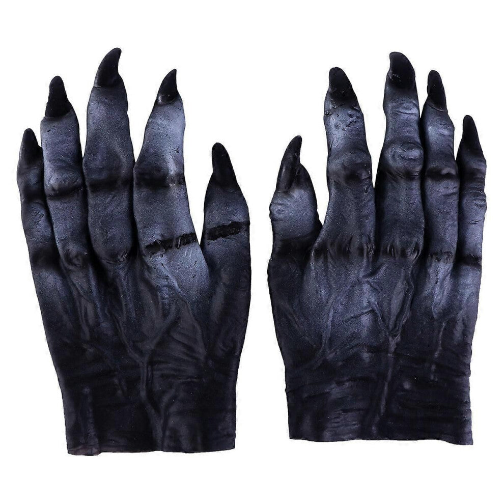 Hansker For Halloween Red Ghost Nail Gloves Cosplay Event Costume Hansker 1 Par