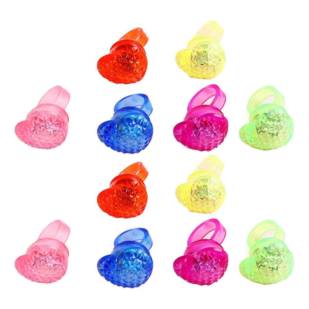 (kjærlighet)Glow Ring LED Glow in The Dark Party skiller seg ut på Halloween-bursdager og -konserter