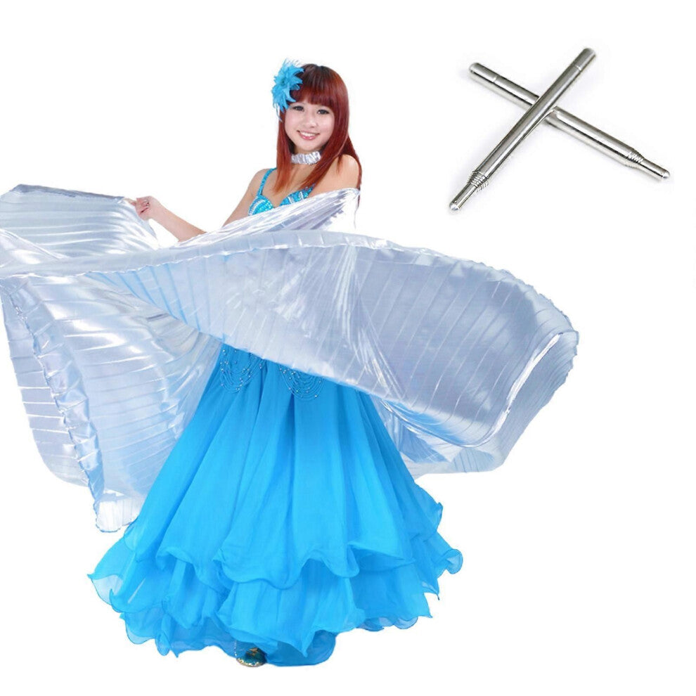 (Sølv)Jenter Kvinner Halloween Magedans Englevinger Kostymer Full Swing Wings Magedanskostyme