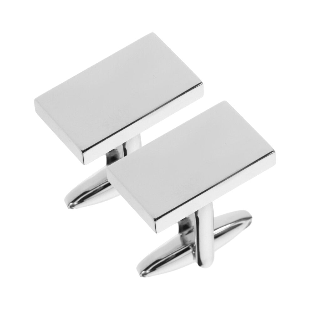 1 pair of men's cufflinks plated metal cufflinks