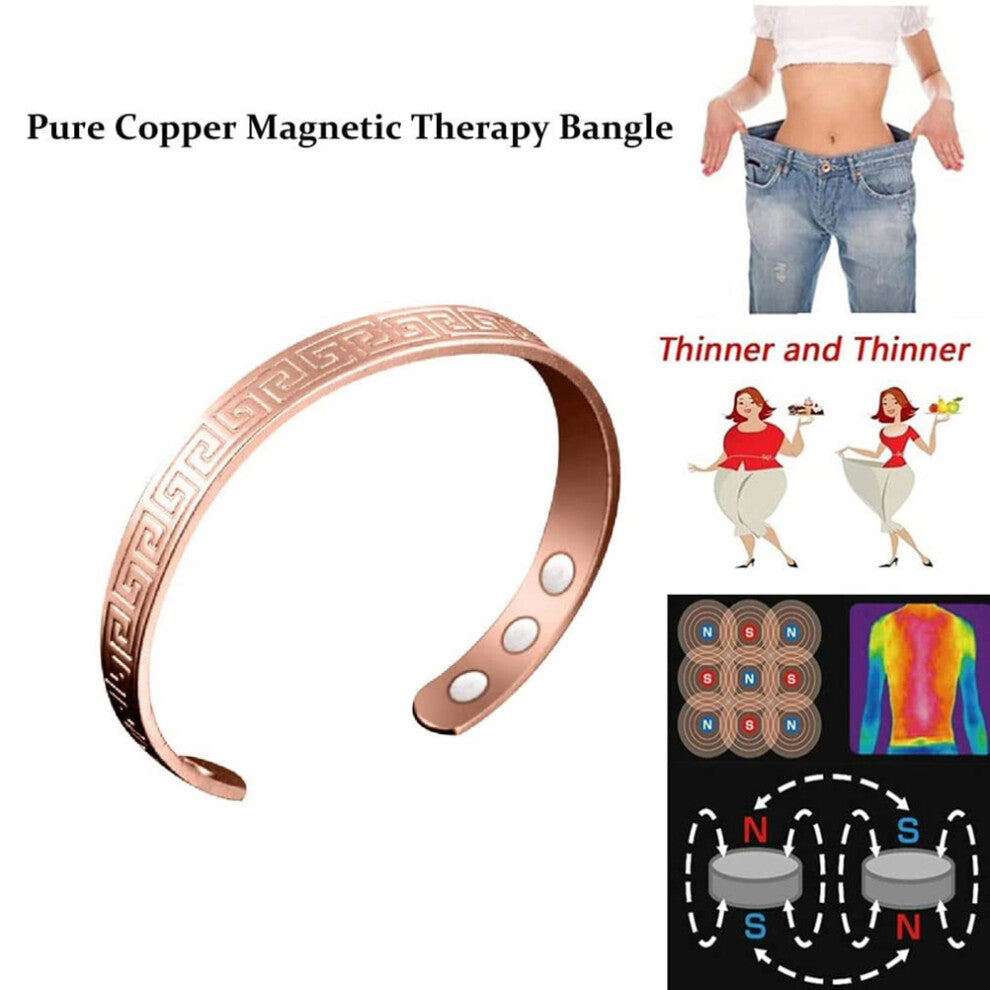 Lymphatic Drainage Copper Cuff for Weight Loss and Muscle Relaxation