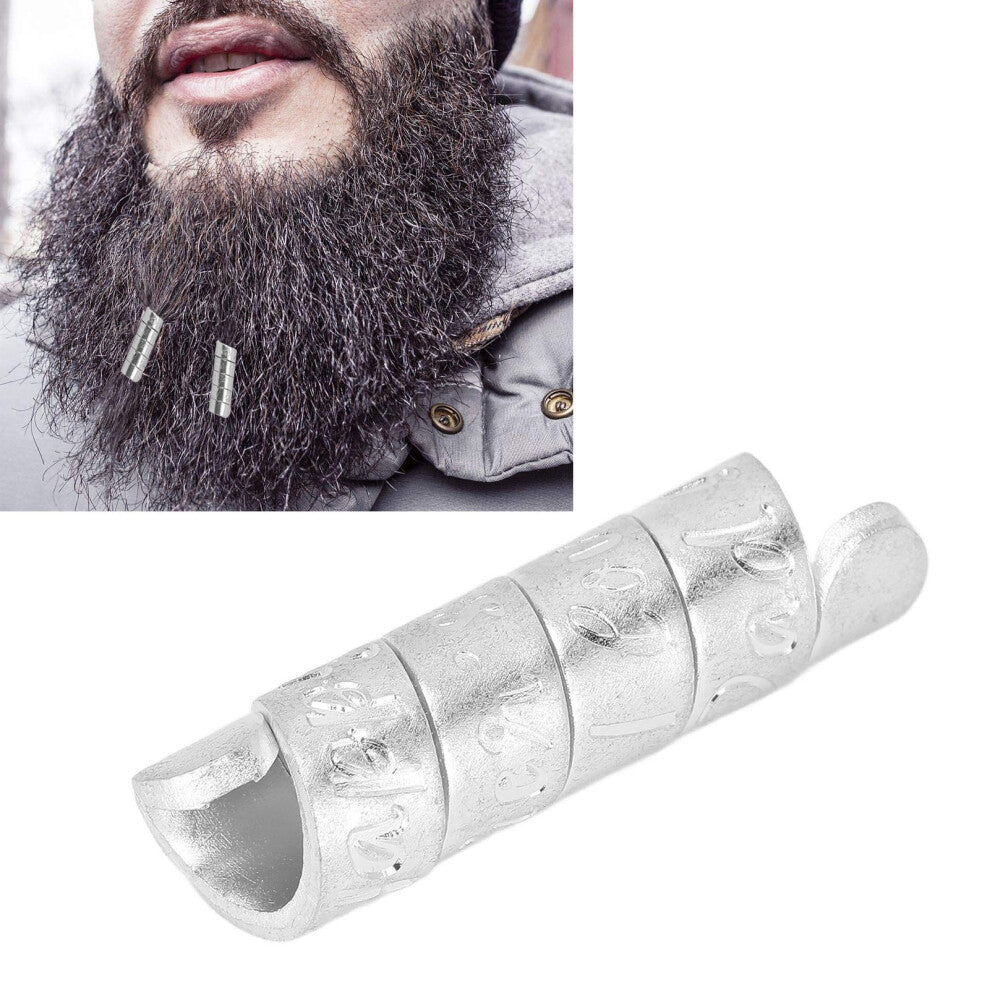 Elegant Silver Hair Tubes & Hair Braiding Beads Jewelry Access DIY Alloy Stylish