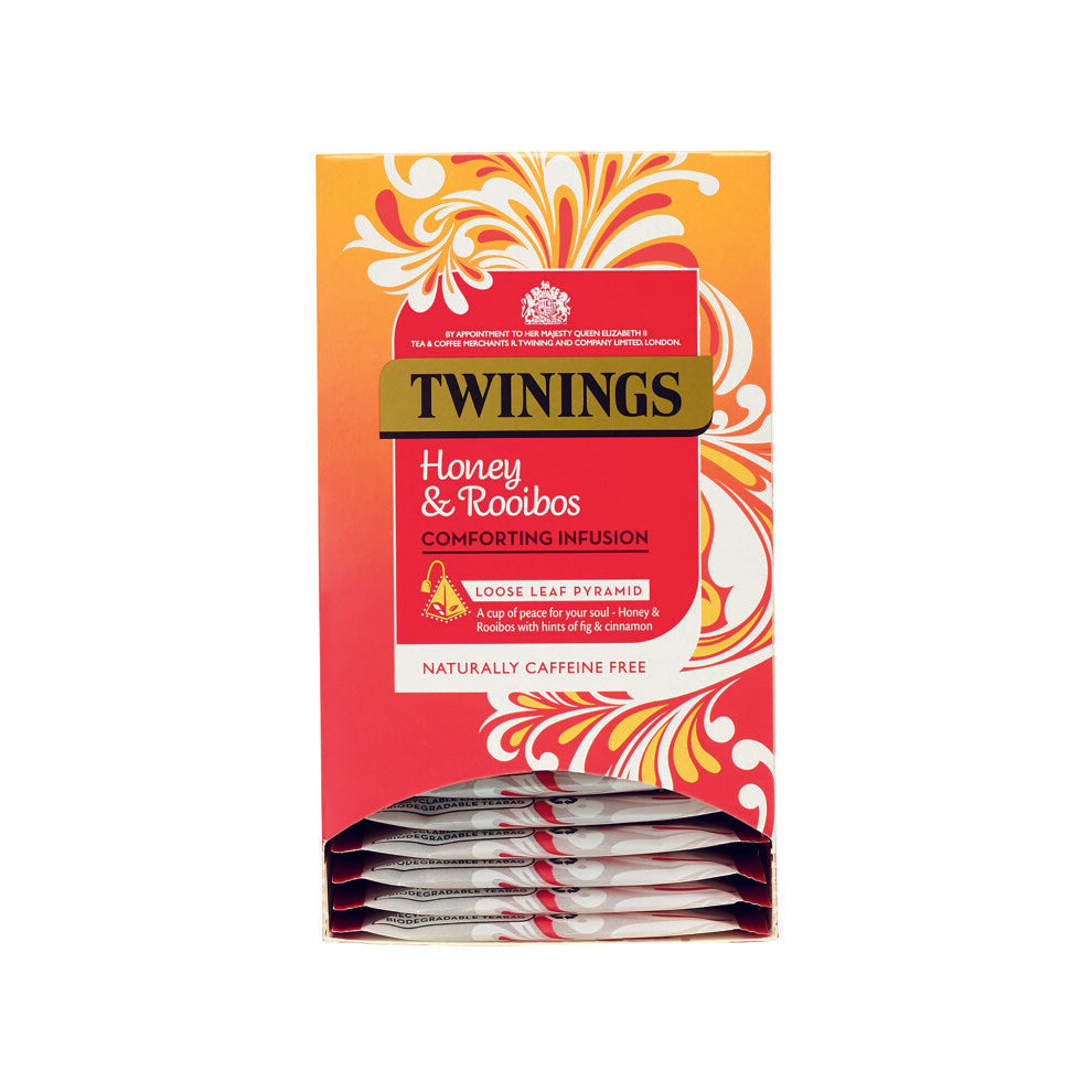 Twinings Honey-Fig-Rooibos Mesh Tea Bags Pyramid Enveloped (Pack of 15) F16871