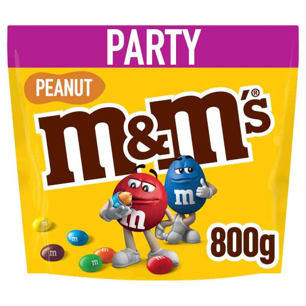 M&Ms Chocolate Bag, Salted Caramel & Milk Chocolate, 800g Party Bag, Bulk Chocolate, Ideal as a Chocolate Gift, Chocolates Snacks and Sharing Chocola