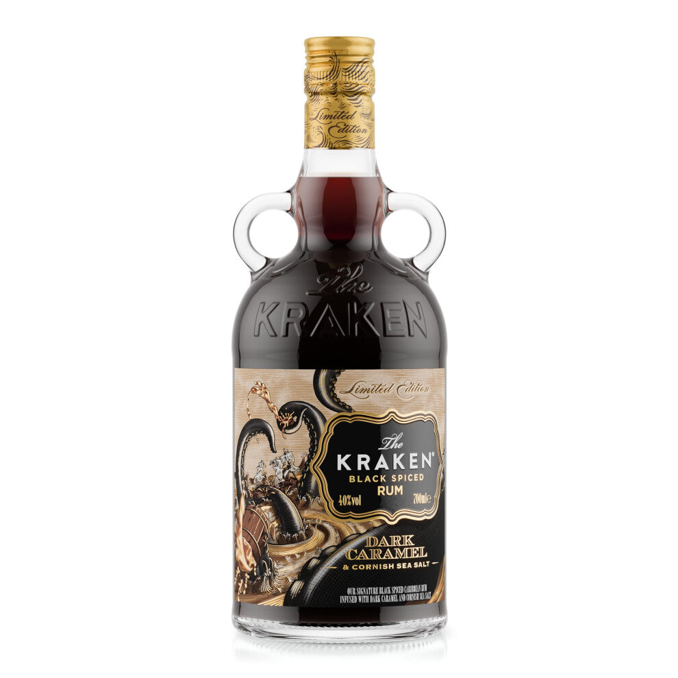 Kraken Black Spiced Rum Dark Caramel and Cornish Sea Salt Limited Edition, 70cl