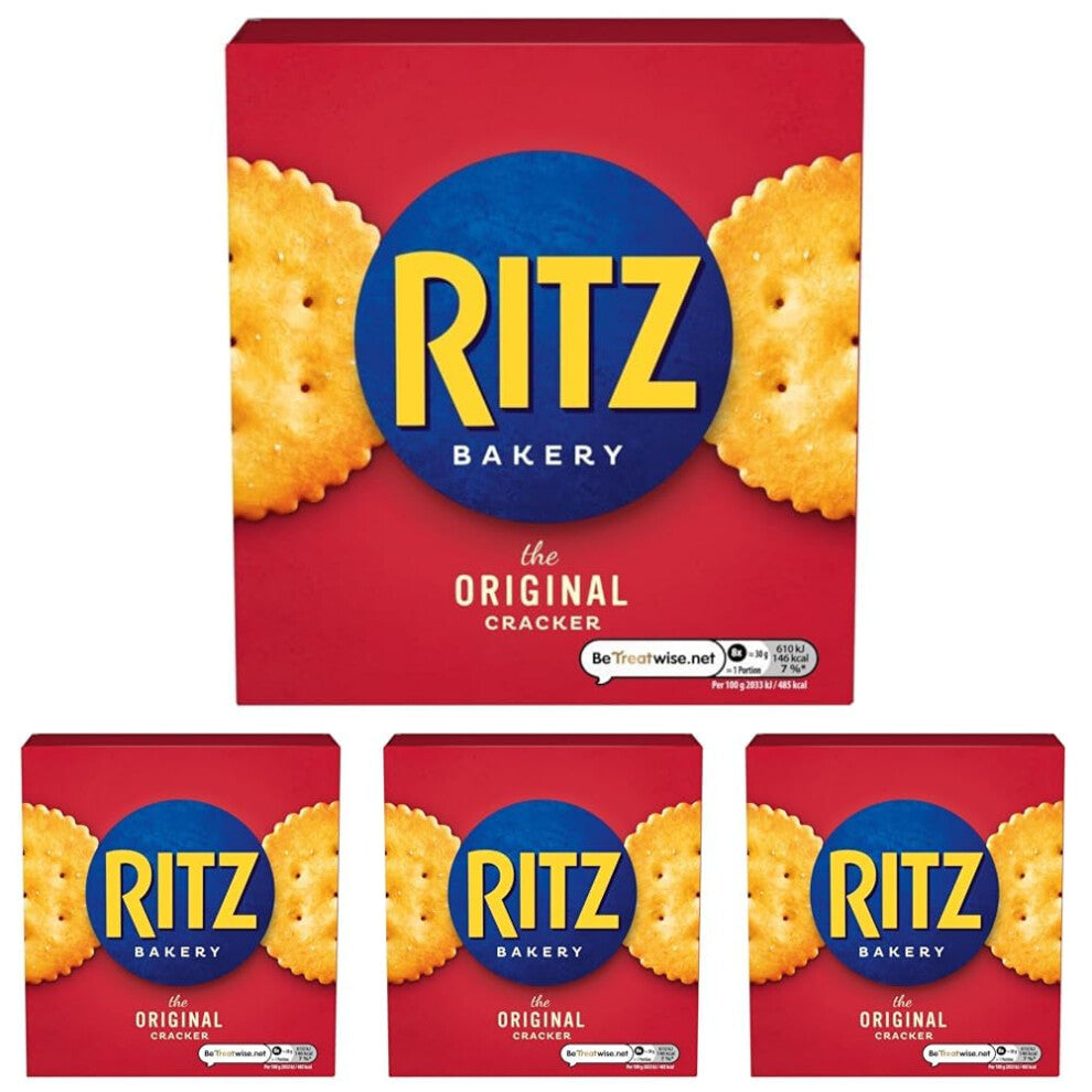 Ritz Original Cracker Box, 150g (Pack of 4)