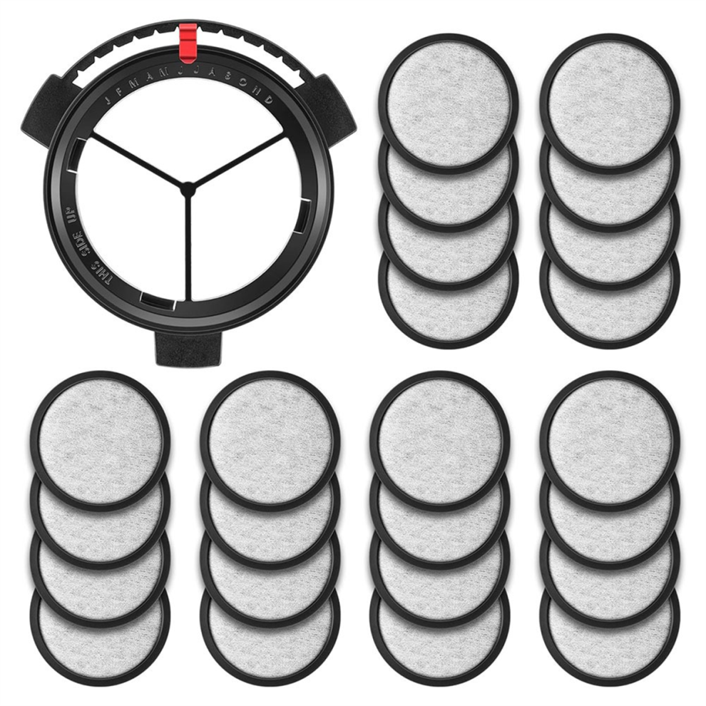 24PCS Replacement Coffee Maker Filtration Set Filter Disk