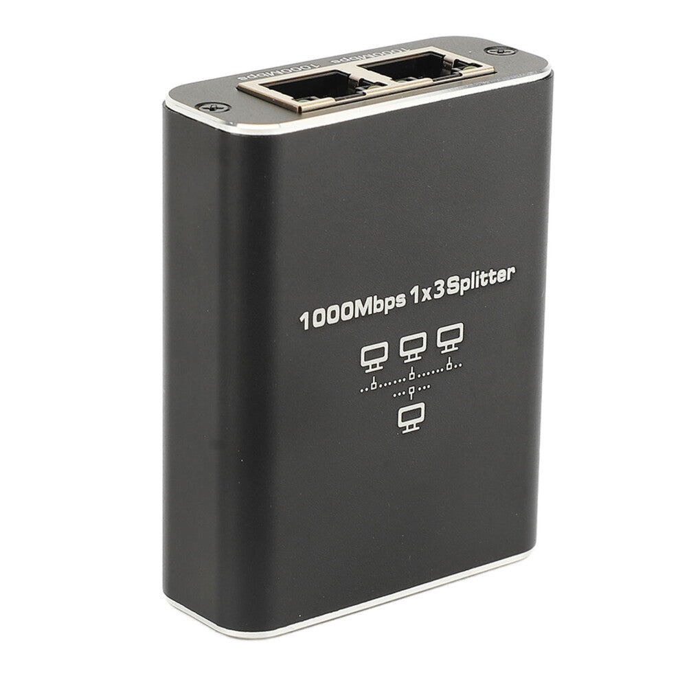 Gigabit Ethernet 1 to 3 Splitter RJ45 LAN with USB Cable for High-Speed Network