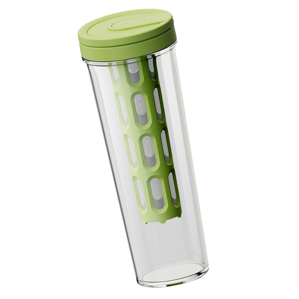 1L Cold Brew Coffee Maker Green, Portable Tea Mug with Filter