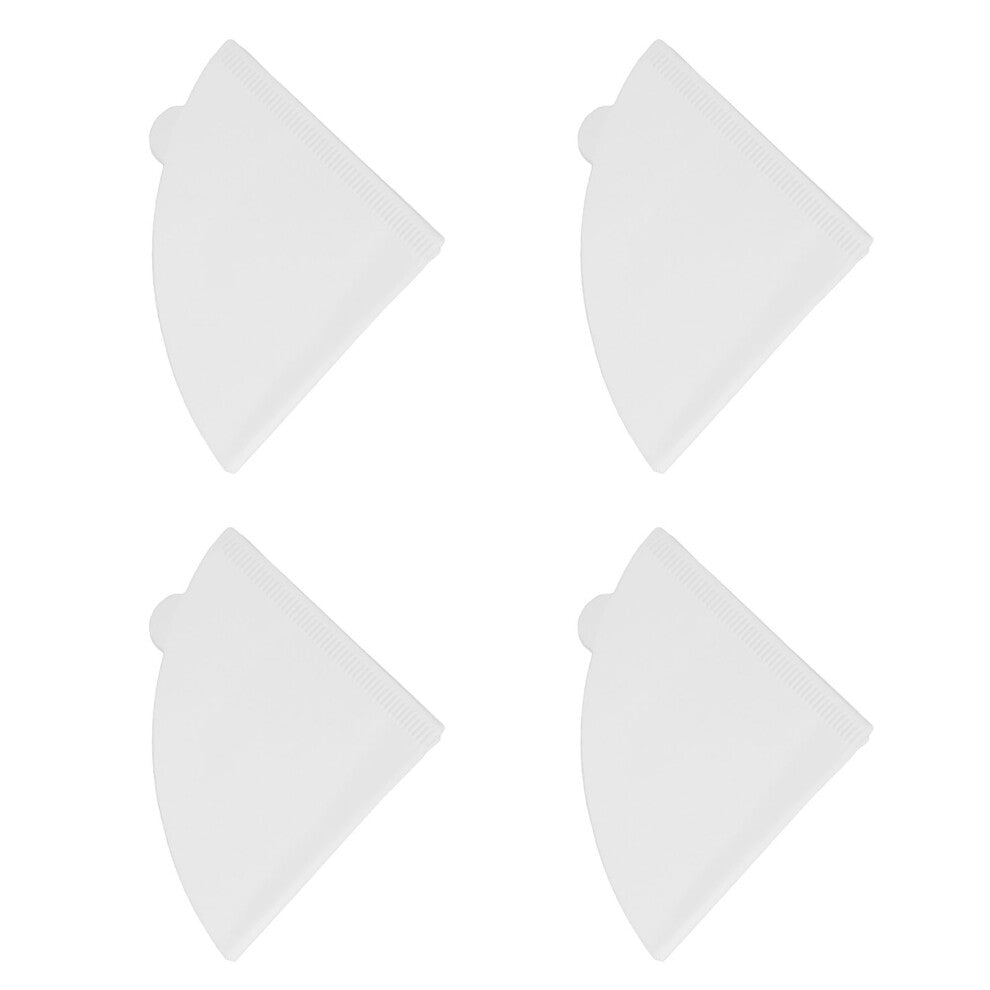 100pcs Soft Wood Pulp Coffee Filters Cone for Drip Coffee Maker