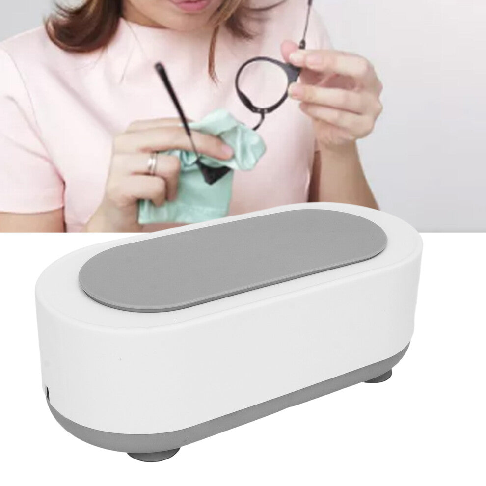 Professional White Ultrasound Cleaner for Jewelry Watches & Glasses