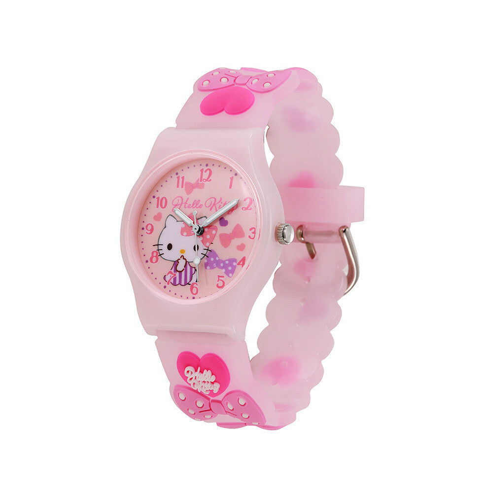 (Hello Kitty) Cartoon Sanrio Character Printed Watches Melody Kuromi Wristwatch Gifts Kids