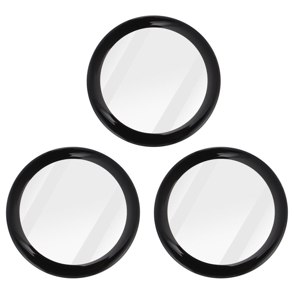 3pack Screen Protector Watch 4.5x4.5cm Black For Daily Use