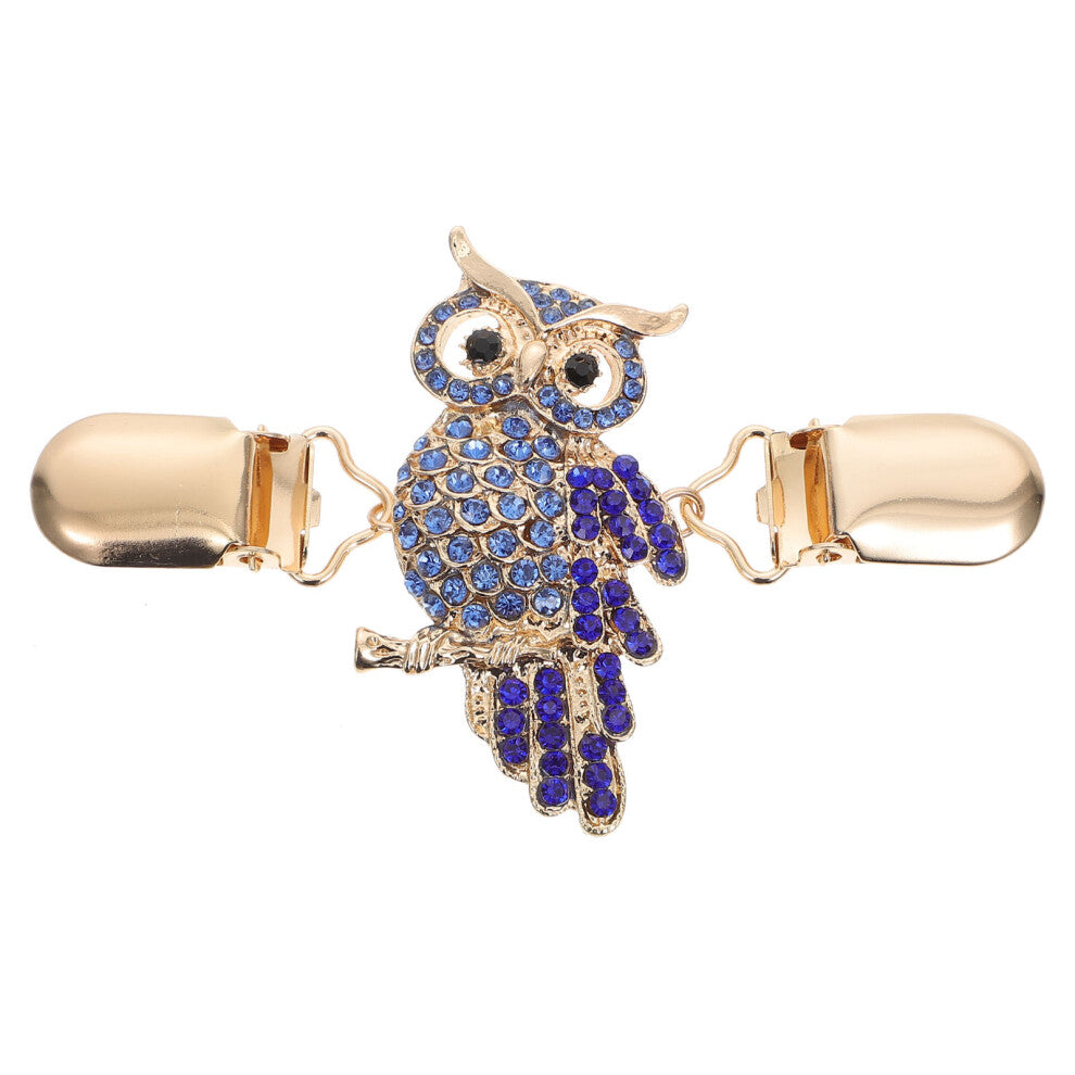 Creative Owl Brooch Sweater Shawl Cardigan Clip for Women Girls