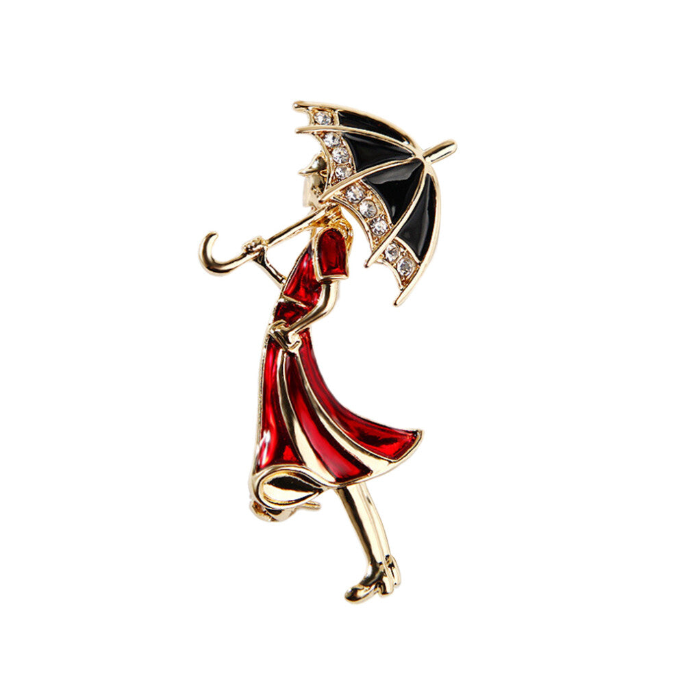 Fashion Brooch Alloy Pin Badge for Women Backpack Boutonnieres