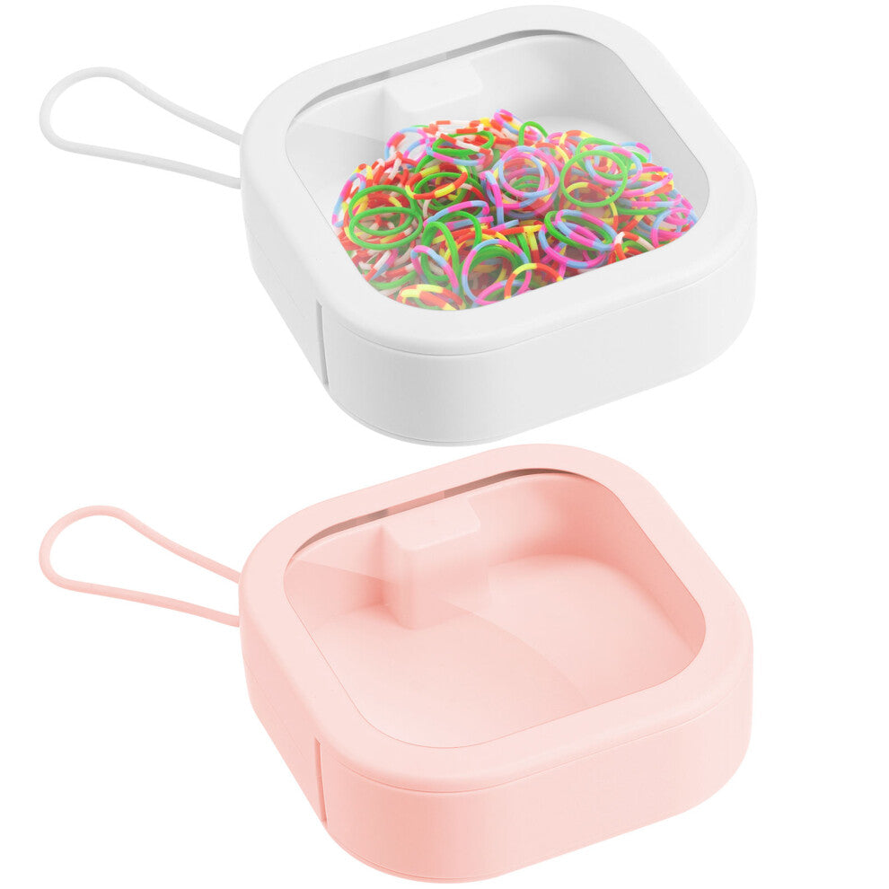 2pcs Storage Box for Hair Accessories Beads Jewellery Craft Supplies