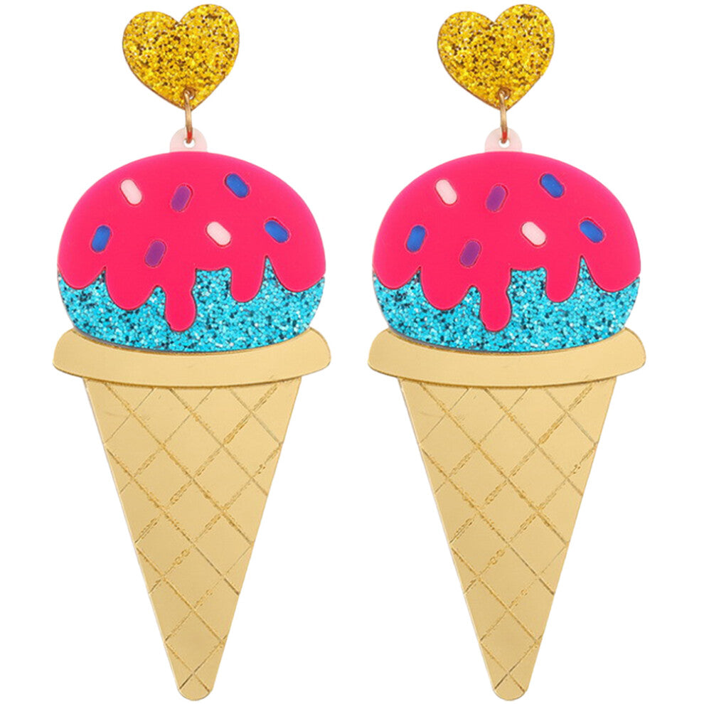 Delicate Ice Cream Earrings Creative Earring Food Earrings