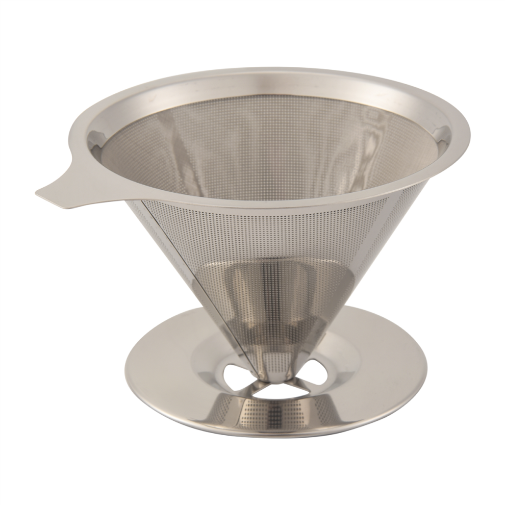 Pour over Coffee Dripper Reusable Drip Cone Filter