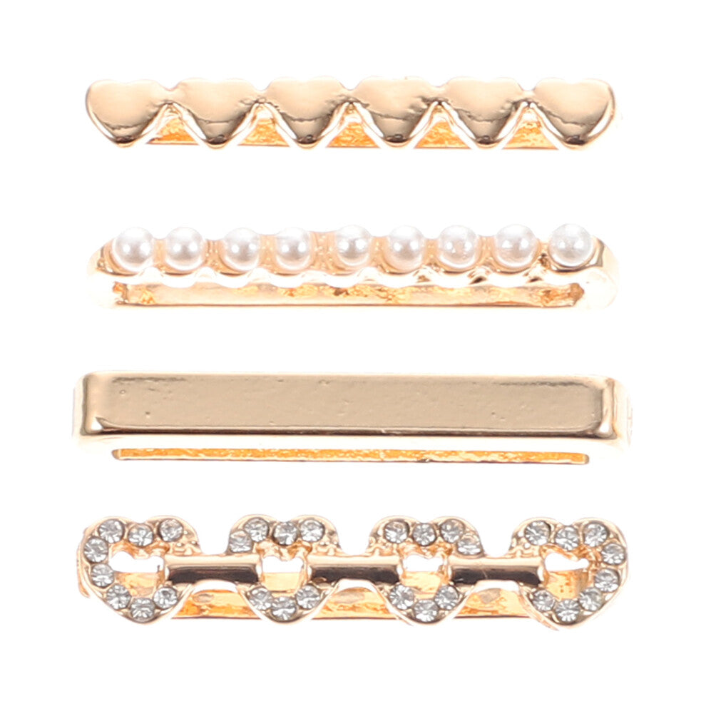 1 Set Alloy Decorative Rings for Smartwatch Band Strap Decoration