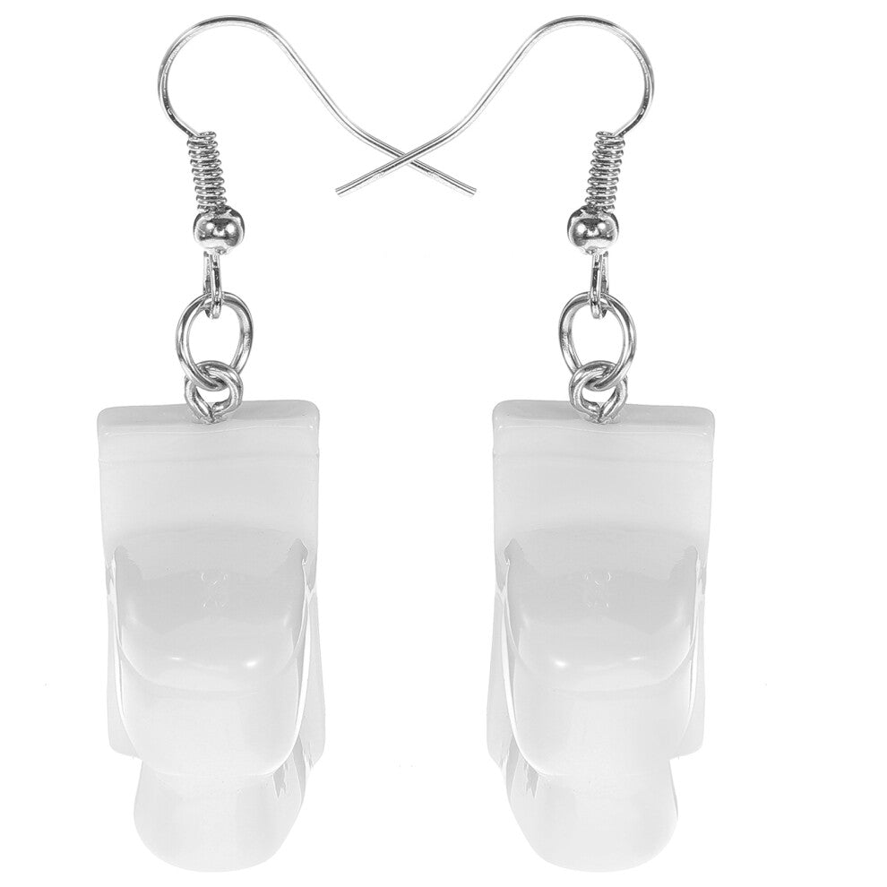 1 Pair Womens Fun Dangle Closestool Earrings for Party and Daily Wear