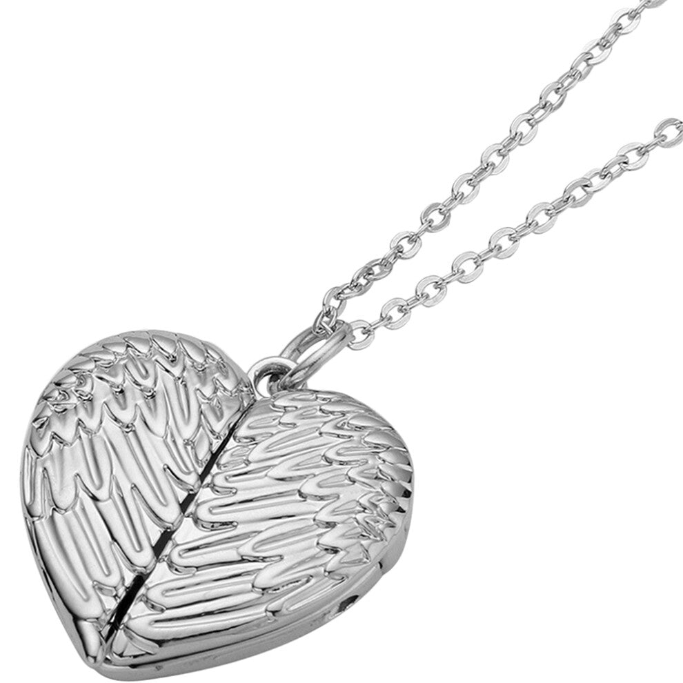 Photo Frame Pendant Necklace Alloy Miss Cassette Charm