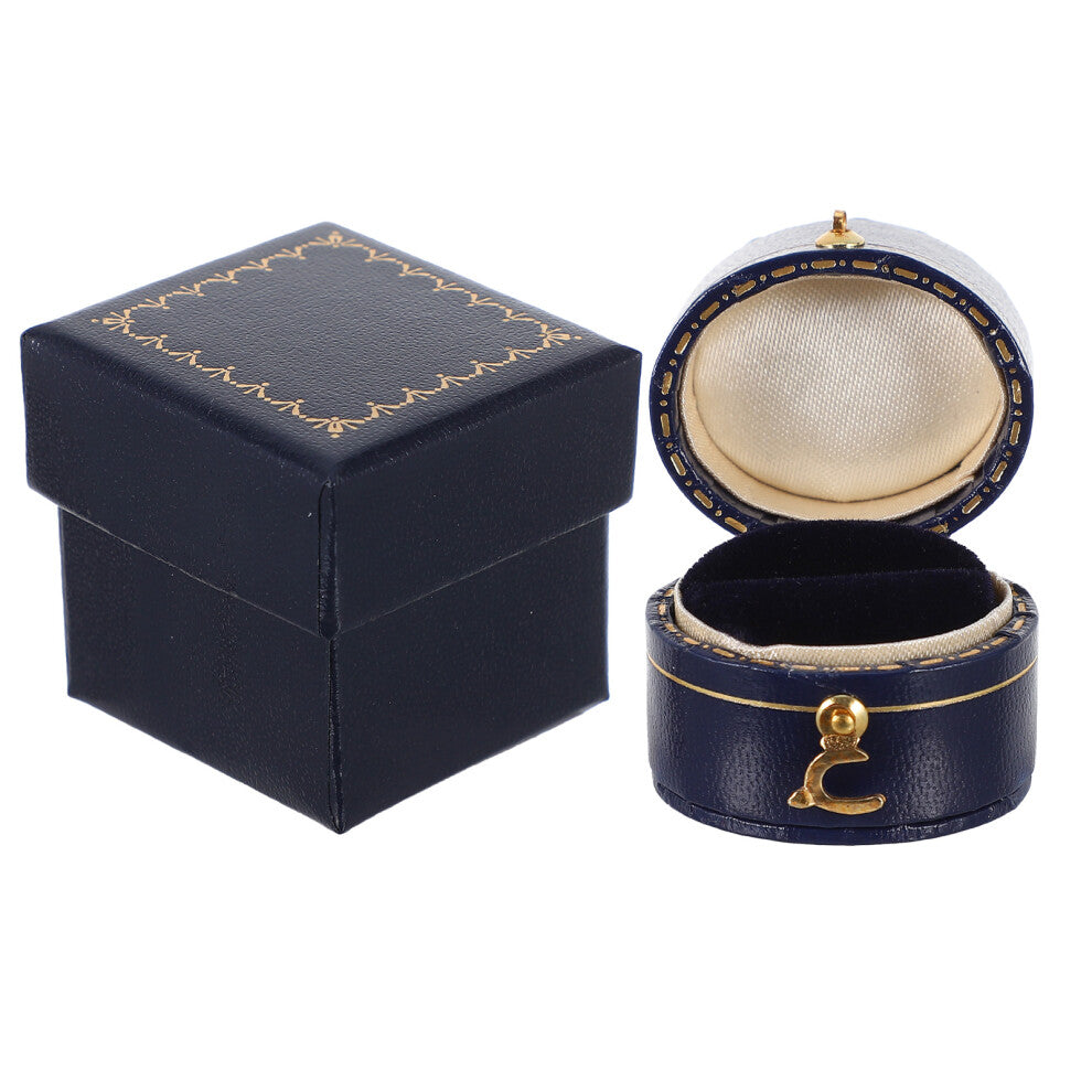 Retro Jewelry Box Ring Case Engagement Proposal Ring Box