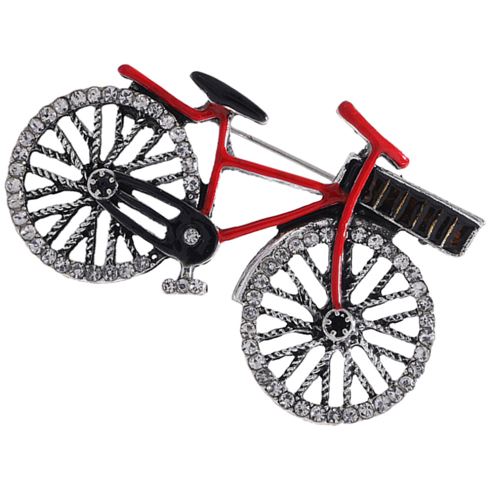 Mlins  Bikes Cardigan Bicycle Brooch Chic Fashion Accessory Bride Miss