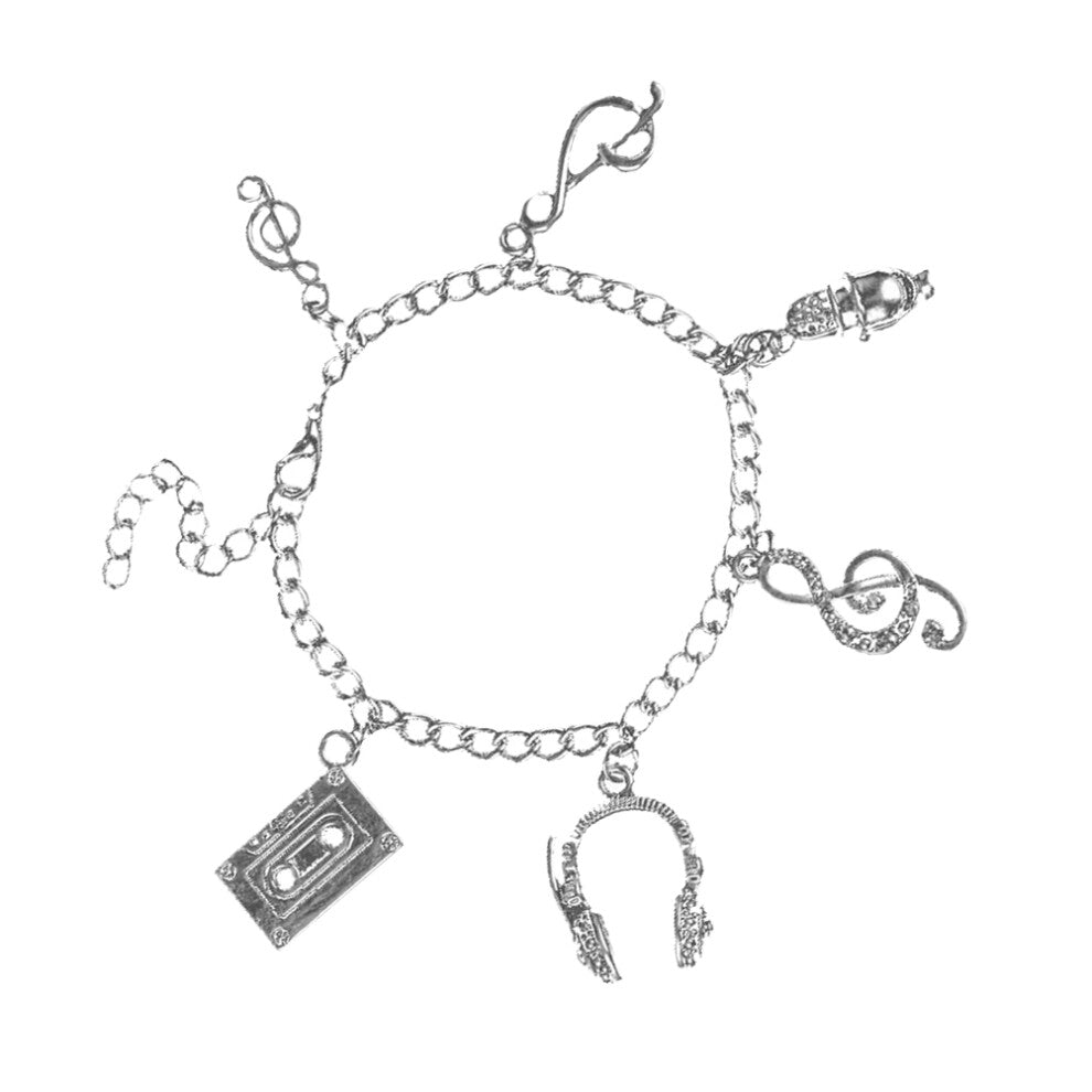 Bangle Headphone Music Note Bracelet Miss Men's And Women's