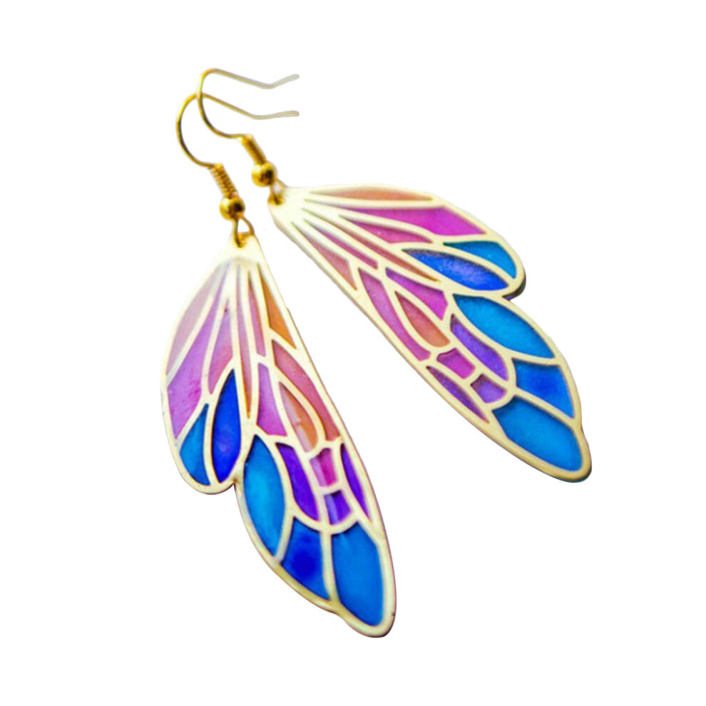 Colorful Shiny Earrings Miss Jewellery for Women Dragonfly Jewelry