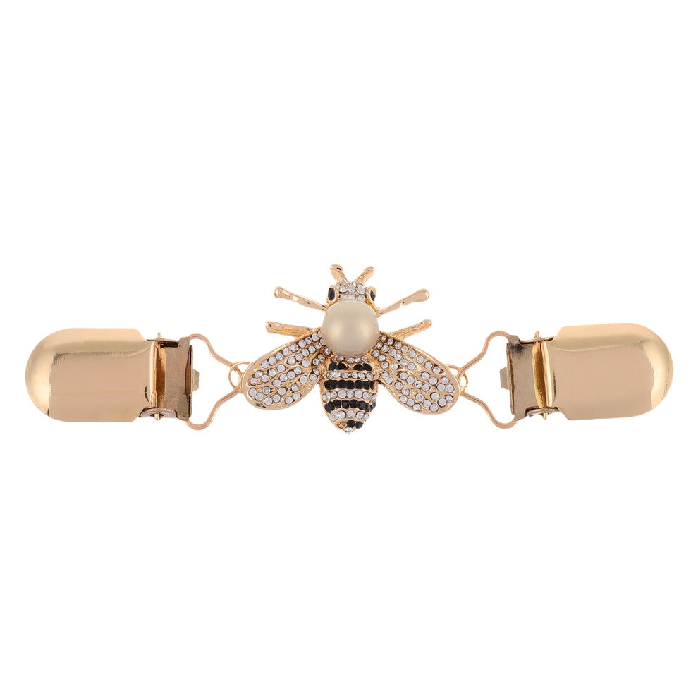 Sweater Clips Bee Brooch Cardigan Collar Decorative for Clothing