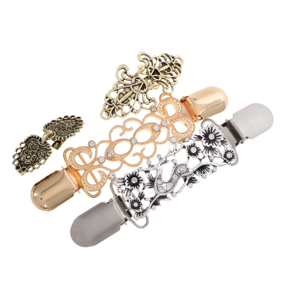 Versatile Cardigan Clips Shawl Pin for Women's Sweater Dress