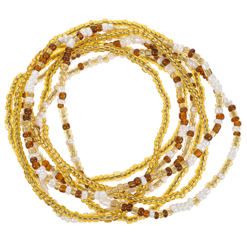 2 Pack Black Waist Beads for Weight Loss Chains Bikini Woman