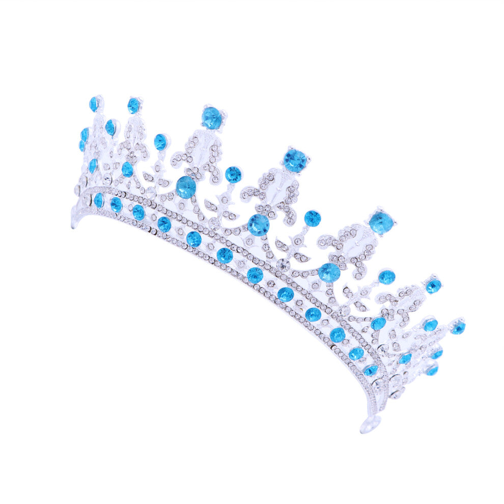 Vintage Baroque Tiaras For Women's Engagement Decoration 1pcs