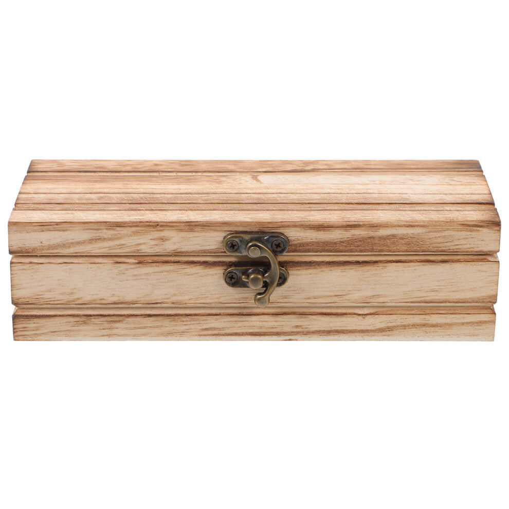 Wooden Trinket Storage Box Desktop Bracelet Gift Box Latch Case