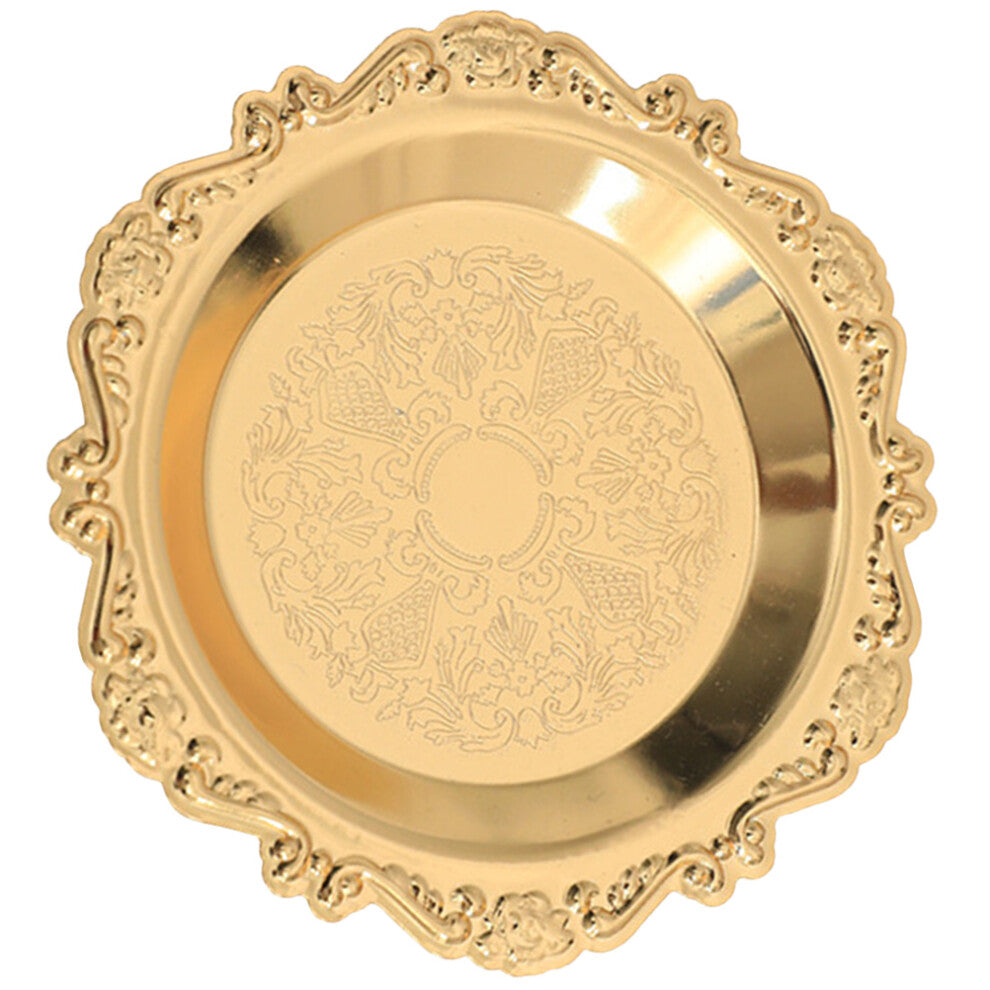 Jewelry Tray Dim Sum Tray Soap Dish Alloy Candle Holders