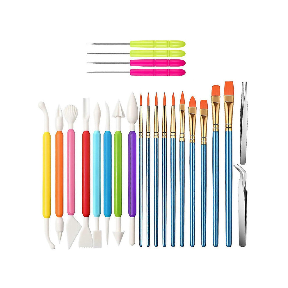 For 24 Pcs Cookie Decorating Kit Fondant Cake Decorating Tool Include