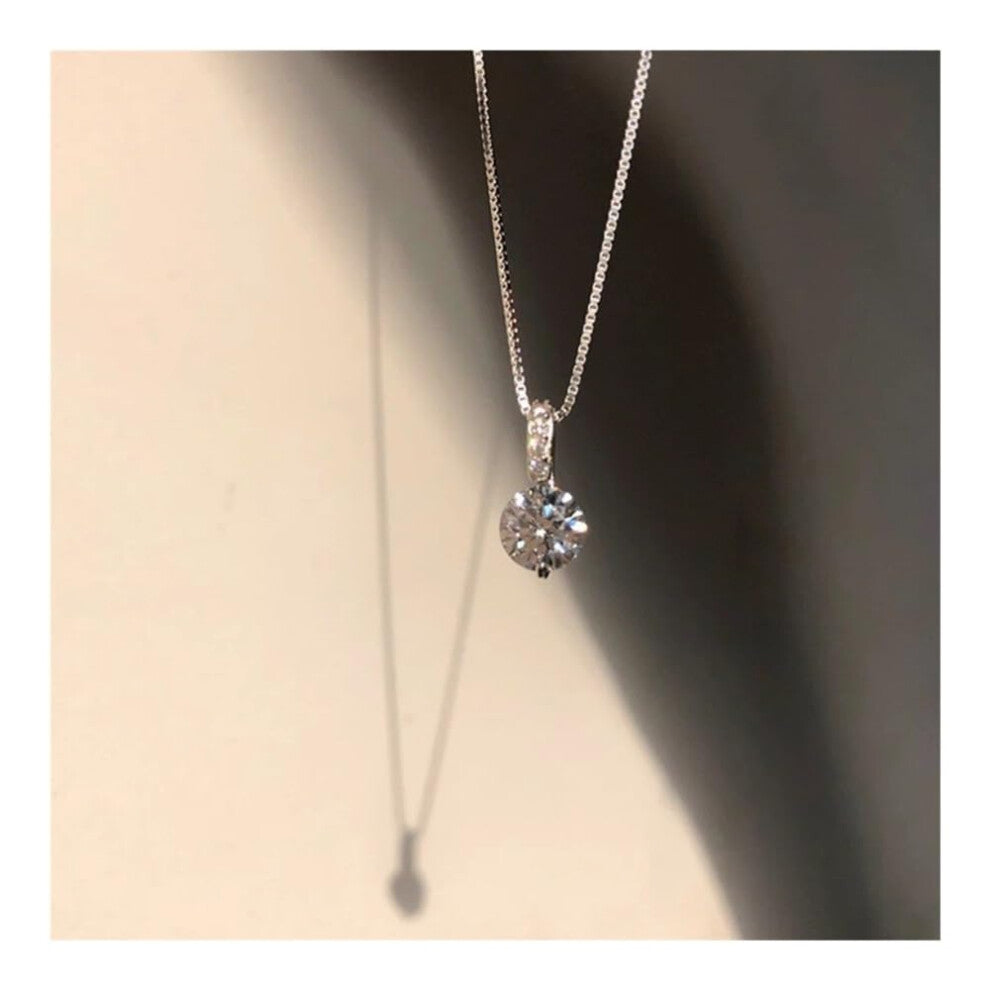 Halsketten Elegant Water Drop Pendant Necklace For Women Delicate Collarbone Chain Jewelry