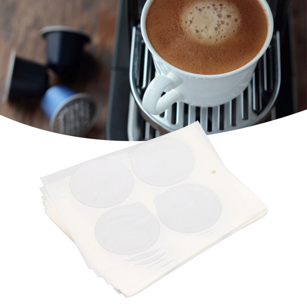 Easy Tear Foil Lids for Disposable Coffee Pods Pack of 120